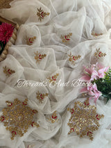 Falak Zardosi Gota Buta Saree