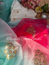 Sorbet Delight Gotapatti Saree