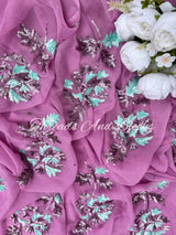 Sparkles Maple Floral Buta Saree