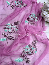 Sparkles Maple Floral Buta Saree