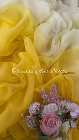 Ombré Yellow Saree