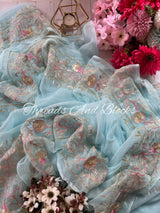 Rajputi Floral Kasab Border Saree