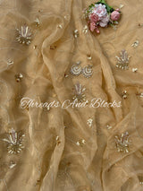 Gold Tissue Zardosi Jaal Saree
