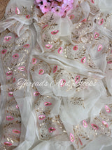 Serene White Heavy Border Saree