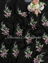 Sequins Rose Saree