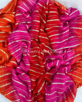 Georgette Festive Shaded Saree