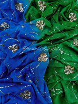 Gardens And Skies Saree