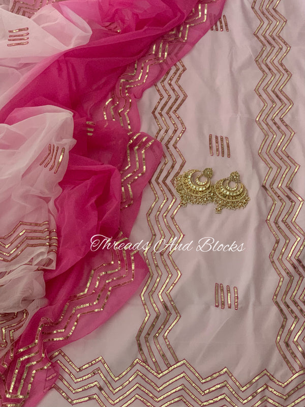 Gulabi Seher Embroidered Suit