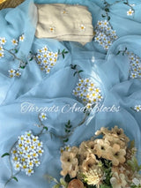 Heaven's Garden Chiffon Saree