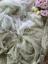 Kota Doriya Saree with Pearl Border