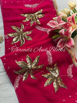 Mewar Saaz Bandhani Saree