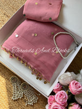 CHAMKI Chiffon Saree