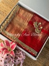 Tissue Banarasi Kiran Border Saree