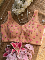 Peach Petunia Blouse