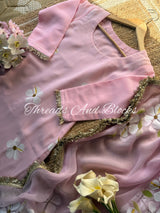 Pink Hibiscus Suit Set