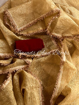 Gold Glam Tissue Saree