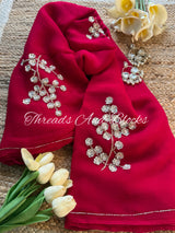 Sweet Pea Floral Buta Saree