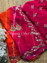 PITTAN LEHER Chiffon Saree