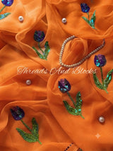 Lady Wisteria Chiffon Saree