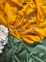 Chinnon Cutwork Border Sarees