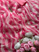 Bagh-e-Leher Chiffon Leheriya Saree
