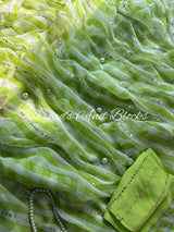 Leheriya Sitara Chiffon Saree
