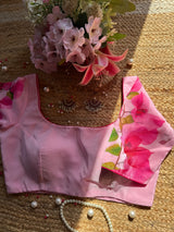 Pink Bougainvillea Blouse