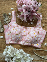 Blush Hibiscus Blouse