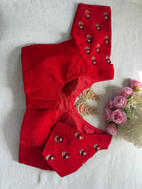 Red Petunia Blouse
