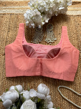 CHAMKI Peach Blouse