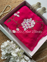 Heaven's Garden Chiffon Saree