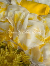 Sunshine Shibori Saree