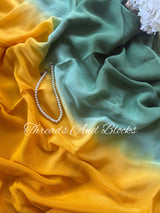 Shaded Chinnon Sarees