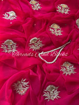 Rani Zareen Chiffon Saree
