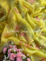 LIMONCELLO Chiffon Saree