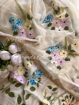 Floral Fantasy Hand Painted Suit