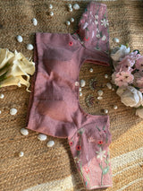 Masakali Mauve Linen Blouse