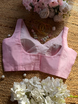 Baby Pink Petunia Blouse