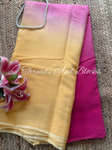 Shaded Chinnon Sarees