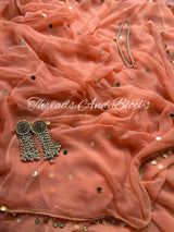 CHAMKI Chiffon Saree