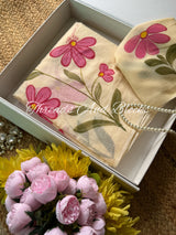 Gulabi Phool Kota Doriya Saree