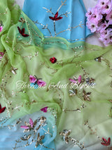 Enchanted Valley Jaal Saree