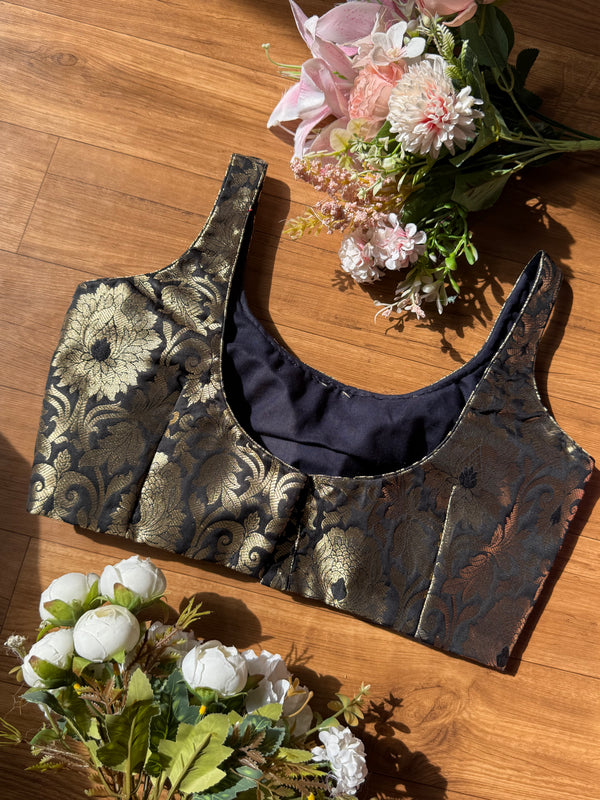 Black Banarasi Blouse