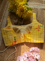 Checkmate Yellow Blouse