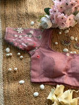 Masakali Mauve Linen Blouse
