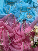 Kota Doriya Saree with Pearl Border