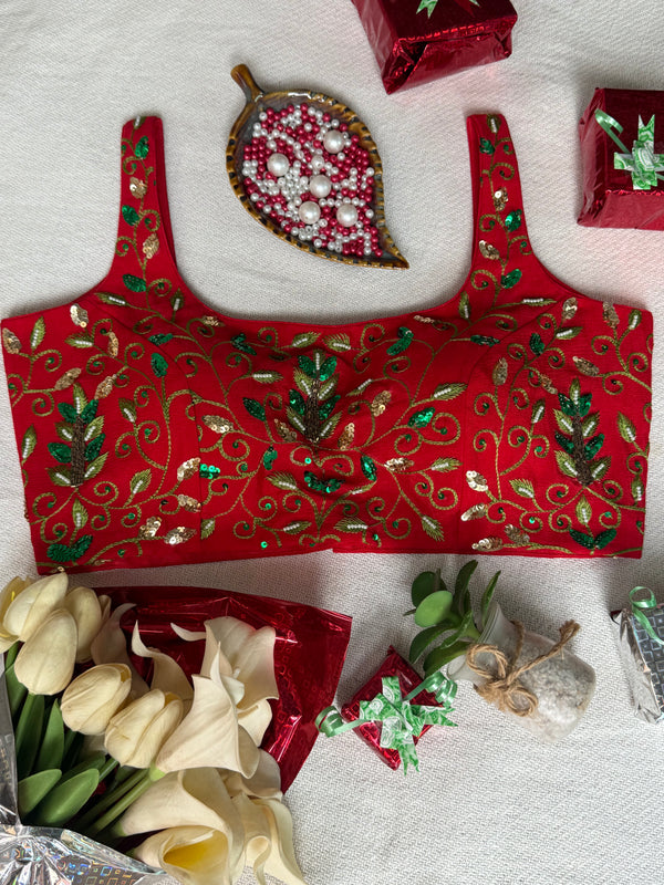 Carols Crimson Blouse