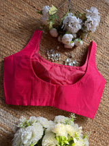 Hot Pink Classic Blouse