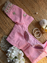 Pink Mogra Blouse