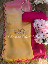 Chinnon Cutwork Border Sarees